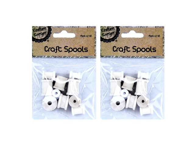 Construction Cotton Reels Wood 5 Sizes Pk10